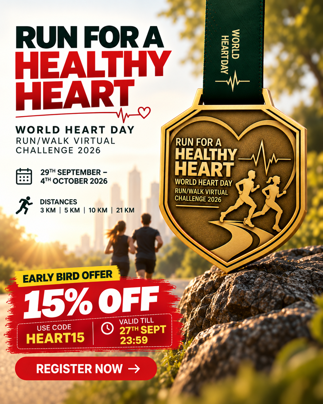 World Heart Day Run/Walk Challenge 2026