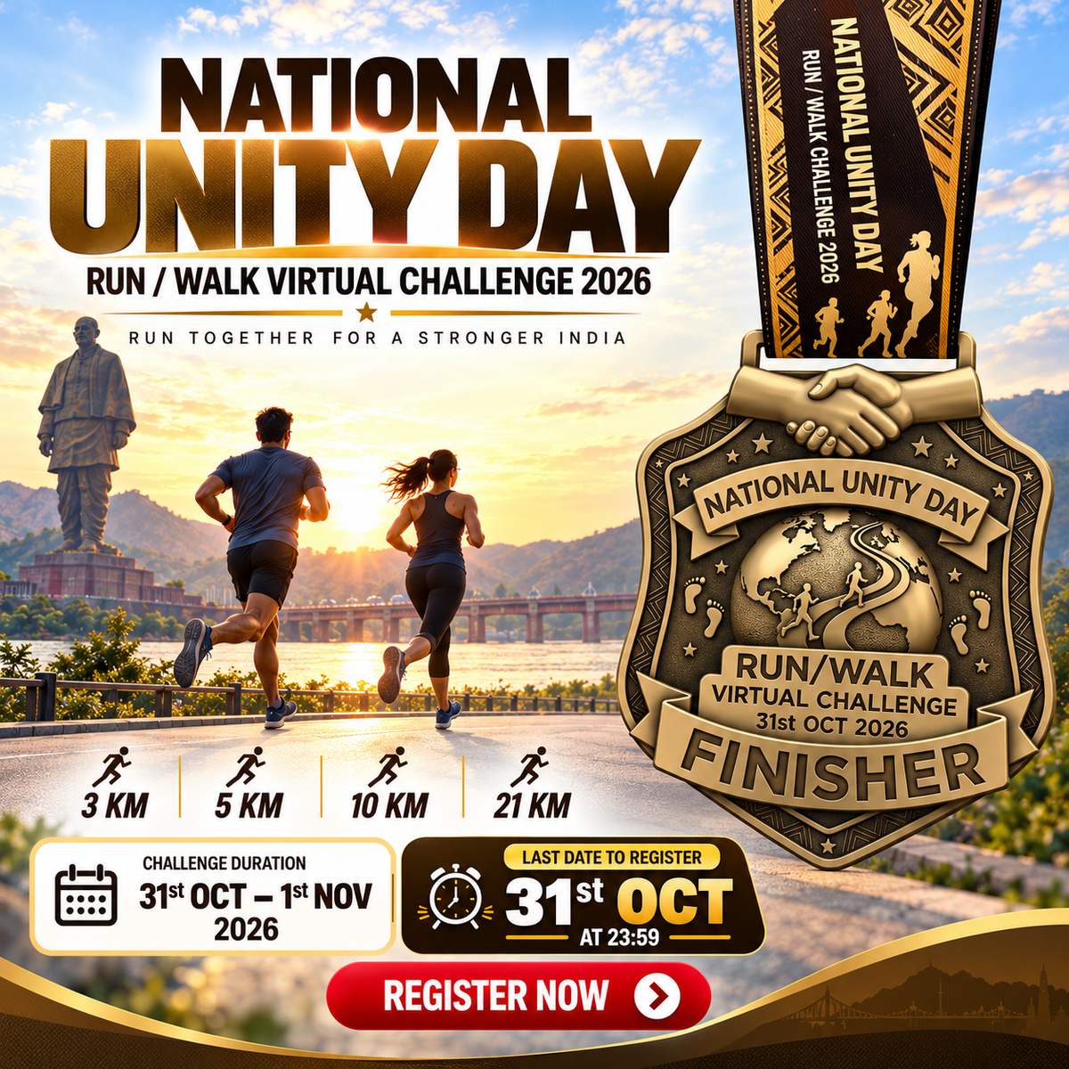 National Unity Day Run/Walk Virtual Challenge 2026