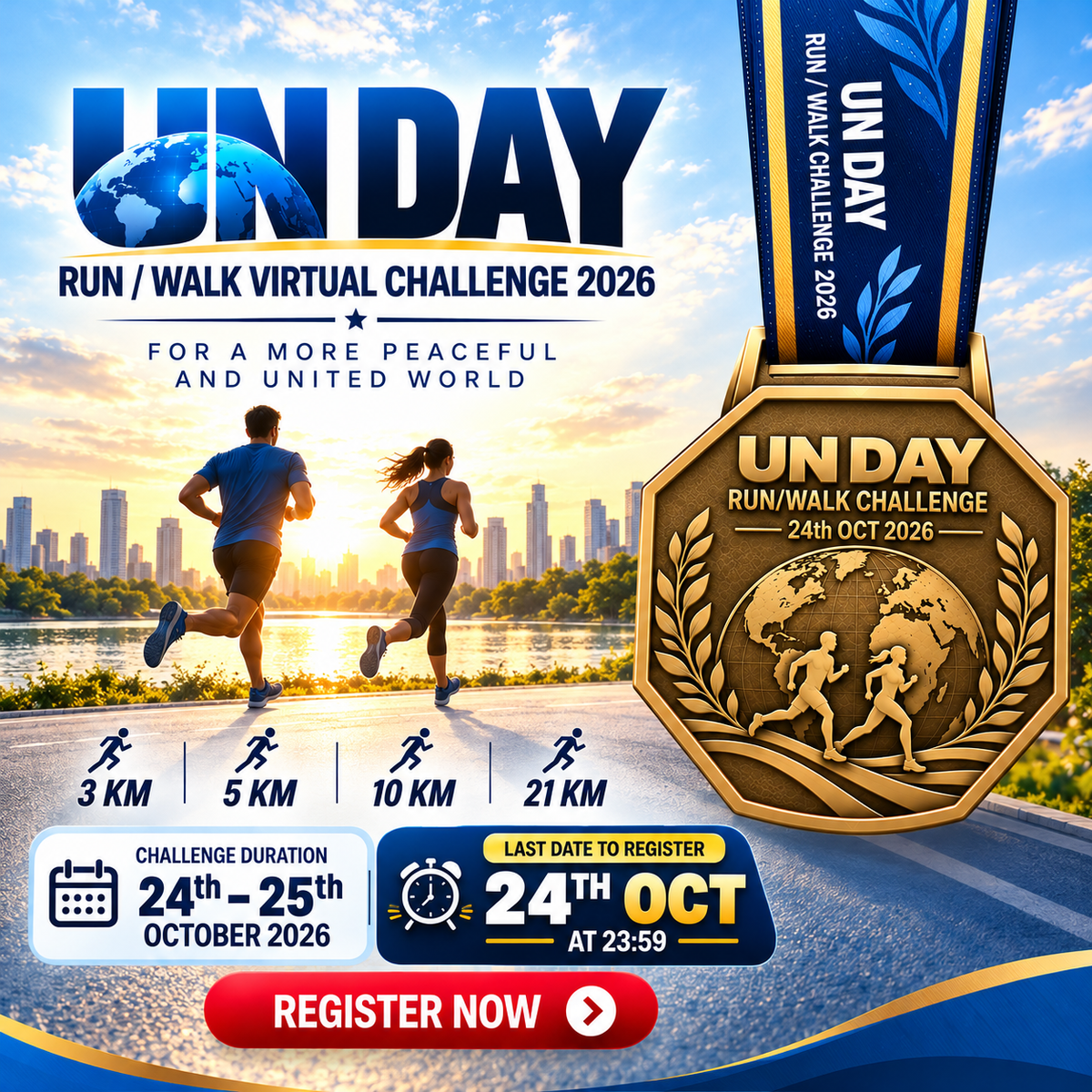 UN Day Run/Walk Virtual Challenge 2026