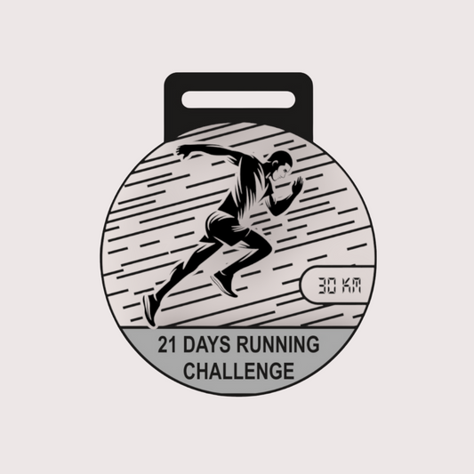21 Days Running Challenge (E-certificate and Medal)