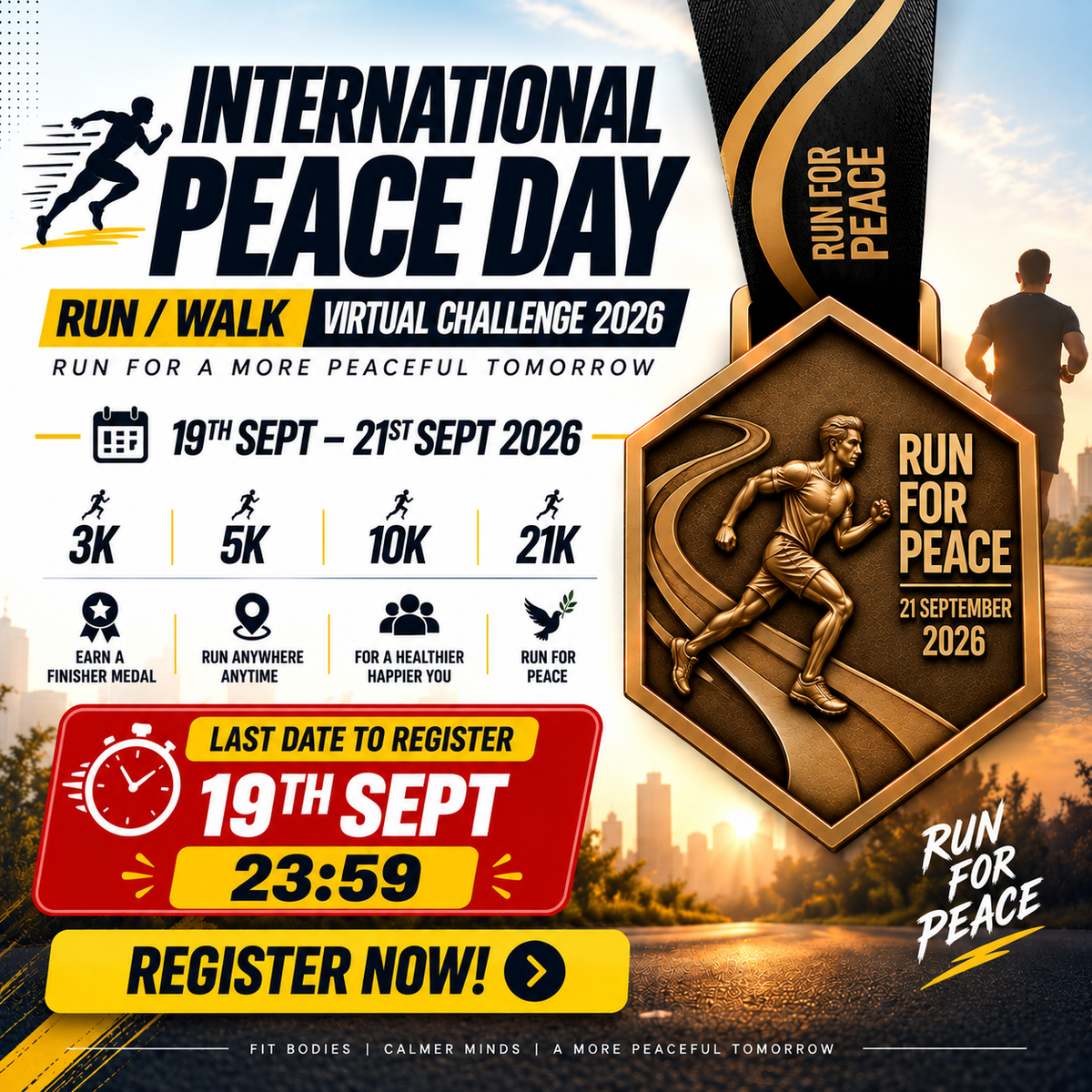 International Peace Day Run/Walk Challenge 2026